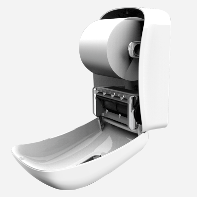 Dispensador de papel de toalla en rollo de mano con sensor