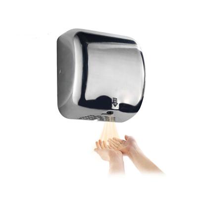 secador de manos de baño de montaje en pared del fabricante, secador de manos automático de alta velocidad de acero inoxidable