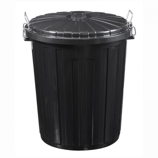 Plastic Round Garbage Bin With Lid