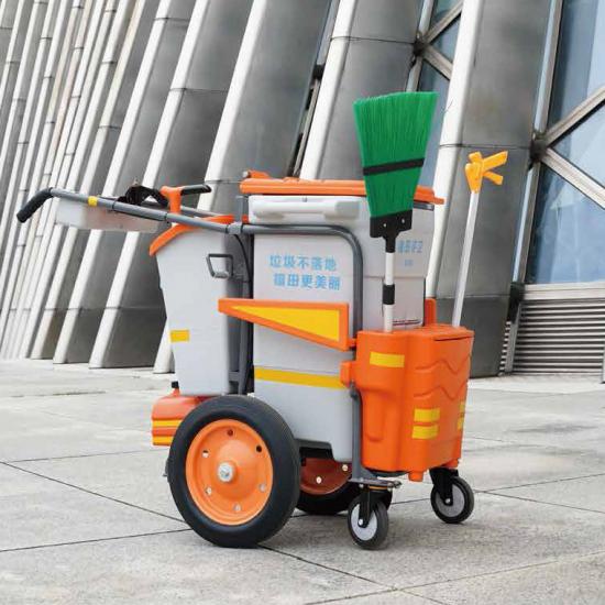 Trolley sanitation cleaning tool set